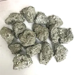 wholesale Natural crystals bulk mineral sample Chalcopyrite gravel rough pyrite tumbled stone for sale