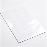 Étiquettes personnalisées Haoxuan en PP blanc, autocollants adhésifs en film brillant imperméable, impression durable pour l'emballage des produits