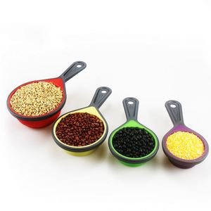 4-Piece Retractable Funnel Folding <b>Measuring</b> <b>Cup</b> <b>Set</b> Coffee Flour Scale Baking Utensils Essential Kitchen Tools - Product Image 5