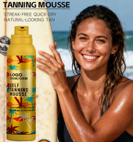 Spray autobronzant professionnel de luxe bio à votre marque privée pour le corps, haute qualité, pour tous types de peau
