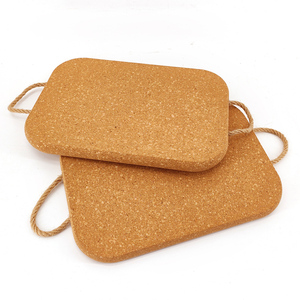 Mantel Individual de corcho para cocina, placa caliente, almohadillas para posavasos, olla de calor alto, estante para alimentos, plantas naturales, alfombrilla de corcho troquelada - Product Image 6