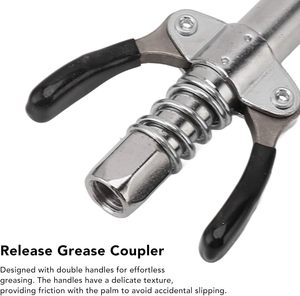 10000 PSI dễ dàng để sử dụng mỡ công cụ Coupler nặng nhiệm vụ nhanh chóng khóa và phát hành đôi xử lý rò rỉ-miễn phí mỡ lắp-008 - Product Image 3