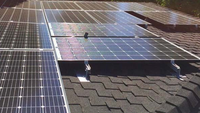 Système de supports de montage solaire inclinables pour toit plat OEM de haute qualité, résistant au vent (60 m/s) et à la neige (3 KN/m²)
