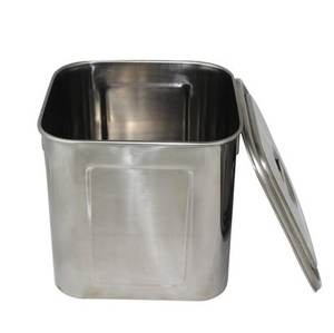 Barril cuadrado de acero inoxidable para sopa, aislamiento de alimentos, alta calidad - Product Image 4