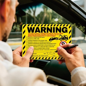 Etiquetas de Violación de la Ley de Estacionamiento, Difíciles de Quitar, Notificaciones de Violación de la Ley de Estacionamiento, Etiquetas de Remoción para Ventanas de Automóviles, Estacionamiento Ilegal - Product Image 5