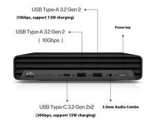 Ordinateur de bureau professionnel HPE Elite Mini PC <span class=keywords><strong>600</strong></span> G9 13e génération Intel Core I5-13500 8 Go 512 Go Carte Wifi + BT HPs Elite Mini <span class=keywords><strong>600</strong></span> G9 - Product Image 4