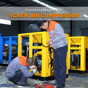 Kompresor udara elektrik 7.5kw 10HP, kompresor angin tanpa minyak untuk Industri Mesin Industri - Product Image 5