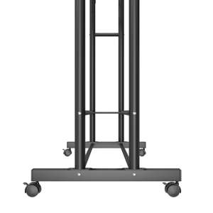 OEM可動ダブルロッド金属コートラックロック可能ホイール付きラストプルーフ厚手寝室収納棚靴服用 - Product Image 4