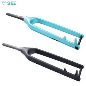 SeeMore <span class=keywords><strong>Fourche</strong></span> VTT en carbone pour VTT <span class=keywords><strong>Boost</strong></span> 110*15mm <span class=keywords><strong>Fourche</strong></span> <span class=keywords><strong>rigide</strong></span> à axe traversant <span class=keywords><strong>Fourche</strong></span> de vélo en fibre de carbone conique - Product Image 4