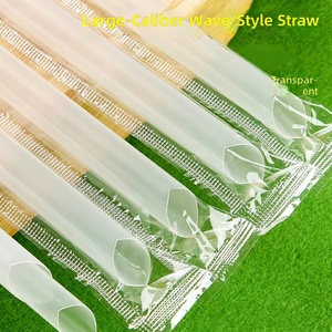 JIAHUI Boba Straw Wrapping Straw Roll for Milk Pearl Tea Beverag Boba Straw Vaissell Jetabl Pla Strohhalm - Product Image 6