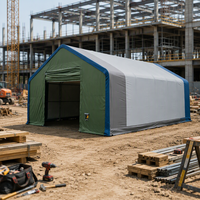 Abri de toit en dôme moderne en acier robuste avec revêtement en poudre, tissu imperméable et résistant aux UV pour garage industriel et stockage