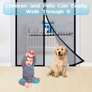 Entrega de muestra en 7 días y cortina de dormitorio de puerta magnética de calidad rápida, nuevo estilo moderno, Red de verano, poliéster duradero, el <span class=keywords><strong>mejor</strong></span> - Product Image 4