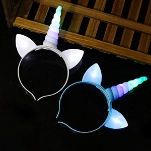 ที่คาดผมยูนิคอร์น LED ลดราคาพิเศษ ที่คาดผมเรืองแสงสำหรับงานวันเกิด งานแต่งงาน และงานปาร์ตี้ - Product Image 3