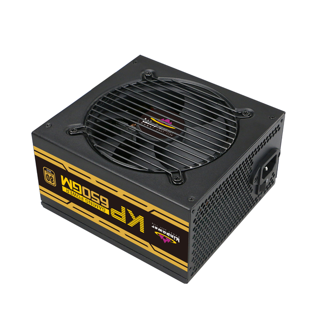 KINPOWER Power Supplies Gaming 650W 80 Plus Modular ATX Power Supply Quality Power Supply for Pc