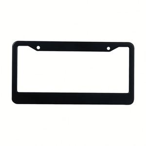 Marco de Matrícula de Coche de Plástico en Blanco con Logotipo Personalizado - Product Image 1