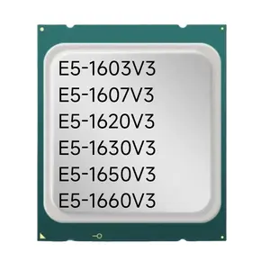 Intel Xeon E5-1603V3 E5-1607V3 E5-1620V3 E5-1630V3 E5-1650V3 E5-1660V3 XEONプロセッサーCPU LGA2011-3 DDR4Server CPUS