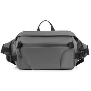 Bolso Bandolera Cruzado Informal Estilo Japonés para Hombre, Gran Capacidad, Estilo Deportivo para Exteriores, Cuero Genuino con Función USB, Nuevo Diseño - Product Image 3