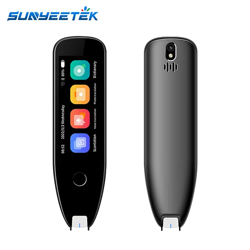 Sunyeetek New Dictionary Pen Translation Pen Smart Translator 134 Spoken languages Text Scan Reader Language Learning