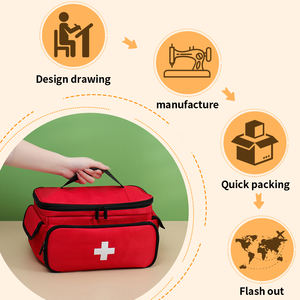 携帯用のおしゃれな医療キット 家庭用医薬品保管＆救急キット 医療ツールボックス - Product Image 6
