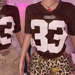 À la mode printemps été femmes tenues mignonnes imprimer maille Jersey petit haut Mini jupe Shorts 2 pièces ensemble dame Y2K deux pièces ensemble femmes - Product Image 6