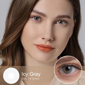 무료 샘플 마지스터 퀸 아이시 그레이 처방전 파워 콘택트 렌즈 아이 콘택트 렌즈 렌즈 렌즈 드 컨택 엔 그로스 렌틸라 - Product Image 1