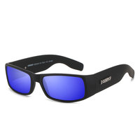 Lunettes de soleil polarisées pour hommes, sportives, anti-radiation, confortables, UV400, avec verres TAC épais en PC, carrées, populaires, en promotion