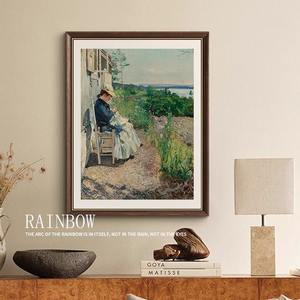 Français rétro nature morte huile sur toile salon peinture décorative pour chambre chevet suspendu couloir allée murale - Product Image 6