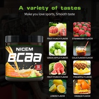 Supplément de synthèse de protéines de poudre de boisson BCAA végétalien de qualité supérieure de marque privée pour la récupération musculaire et la croissance chez l'adulte