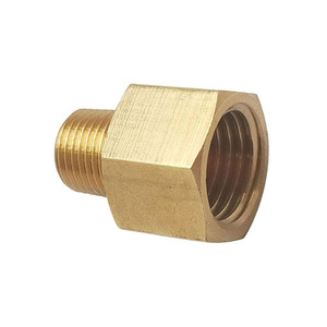 Kit d'adaptateurs réducteurs NPT en laiton H62, 4 tailles (1/8, 1/4, 3/8, 1/2), raccord hexagonal mâle-femelle pour tuyaux, 30 MPa, réparation industrielle et automobile - Product Image 3