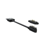 Alta velocidad 2 pines 4,0mm macho y hembra Pogo Pin conector de Cable USB de alimentación magnética electrónica de consumo