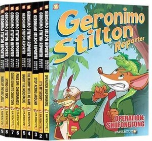 La première saison 1-9 Volumes Geronimo Stilton Reporter Livre d'aventure livres d'histoires de bandes dessinées d'images - Product Image 2