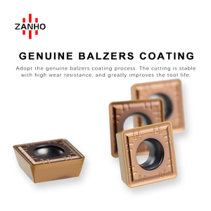 Zanho wcmx spmg spmt loạt PVD tráng cacbua khoan chèn cho mù & thông qua các ứng dụng lỗ OEM tùy chỉnh cnctool - Product Image 5