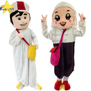 Funtoys Ce Arabische Jongen Mascotte Kostuum Arabische Meisje Volwassen Carnaval Party Halloween Fancy Dress