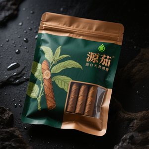 רדיד פלסטיק מעוטפת חמודור אריזת שקיות רוכסן עבור סיגר עם 5 חתיכות חבילת לחות שקית סיגר לחות - Product Image 5