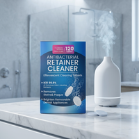Comprimés effervescents personnalisés OEM pour le nettoyage des prothèses dentaires, écologiques, nettoyage en profondeur, saveurs personnalisables pour appareils dentaires