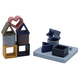 Bloques de construcción suaves para bebé, juguetes sensoriales para bebé, juguetes para niño pequeño y niño, pentagrama triangular cuadrado, bpa, novedad de 2022 - Product Image 5