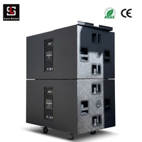 Caisson de basses actif professionnel double 21 pouces 6000W avec DSP FIR, enceinte de scène extérieure pour concert et système Line Array