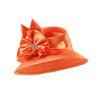 Chapeau Fascinator Fleuri Charmant et Très Vendu avec un Design Élégant en Diamants, Grand Chapeau Coloré pour Cérémonies et Soirées Dansantes pour Femmes