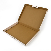 Caja de Cartón Corrugado Reciclable con Certificación FSC, Caja de Envío para Correo Aéreo, Caja de Compras de Papel con Corte Personalizado E-Flute