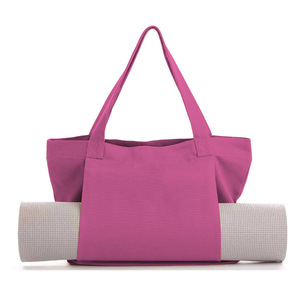 Sample OEM/ODM Discount Yoga <b>Mat</b> Bag Canvas Tote Multi-Functional Portable <b>Large</b> Capacity Shoulder Bag with Yoga <b>Mat</b> Holder - Product Image 1