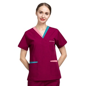 Frauen Sommer Kurzarm Dental Operations saal Bürste Hand Kleidung High-End <span class=keywords><strong>D</strong></span>ünne Chirurgische Arbeits kleidung für Ärzte - Product Image 2