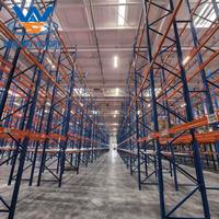Étagère à palettes industrielle, étagère de stockage d'entrepôt, étagère métallique robuste, étagère à palettes en acier Q235b avec certification CE ISO SGS