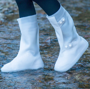 ที่คลุมรองเท้ากันน้ำพีวีซีซิลิโคนแบบนำกลับมาใช้ใหม่ได้สำหรับรองเท้าบูตกันฝนสำหรับขี่มอเตอร์ไซค์ - Product Image 5