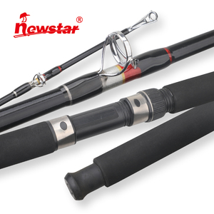 Caña de Pescar NEWSTAR de Vidrio Sólido, 1.5m/1.8m/2.1m/2.4m, 30-60lb, 2 Piezas, para Pesca de Spinning en Agua Salada y Dulce, para Grandes Capturas y Atún - Product Image 1