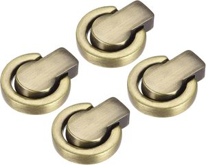 Remaches de bola, remaches de tornillo, botones de poste con anillo en D para conector de cadena de bolso, manualidades de cuero DIY - Product Image 1