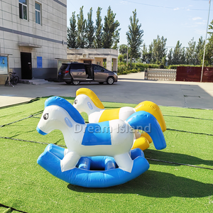 Cheval à Bascule Gonflable Unisexe Motif Dinosaure Jouet à Monter Jeux Amusants et Rebondissants pour Enfants Animaux Sautants - Product Image 5