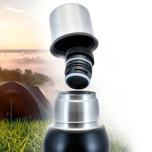Thermos en acier inoxydable Mate <span class=keywords><strong>Gourde</strong></span> Yerba Mate Set flacon bouteille 1 litro termo isolé mate tasse Argentine bouteille thermos - Product Image 4