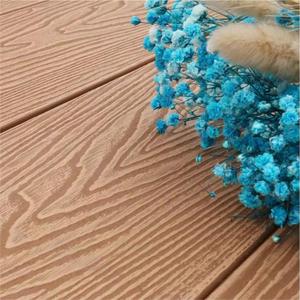 Anti-slip WPC Outdoor Flooring Deck Wood Plastic Composite 3D Embossed Wood Grain <b>Decking</b> Board - Product Image 1