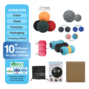 Bola de Fascia de tejido profundo para masaje de punto gatillo, función de calentamiento vibratorio, Bola de masaje para gimnasio de Yoga - Product Image 4