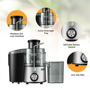 Winningstar <b>Juice</b> <b>Extractor</b> 400W 1L Stainless Steel Electric Juicer With Easy Operation For Home Use - Product Image 4